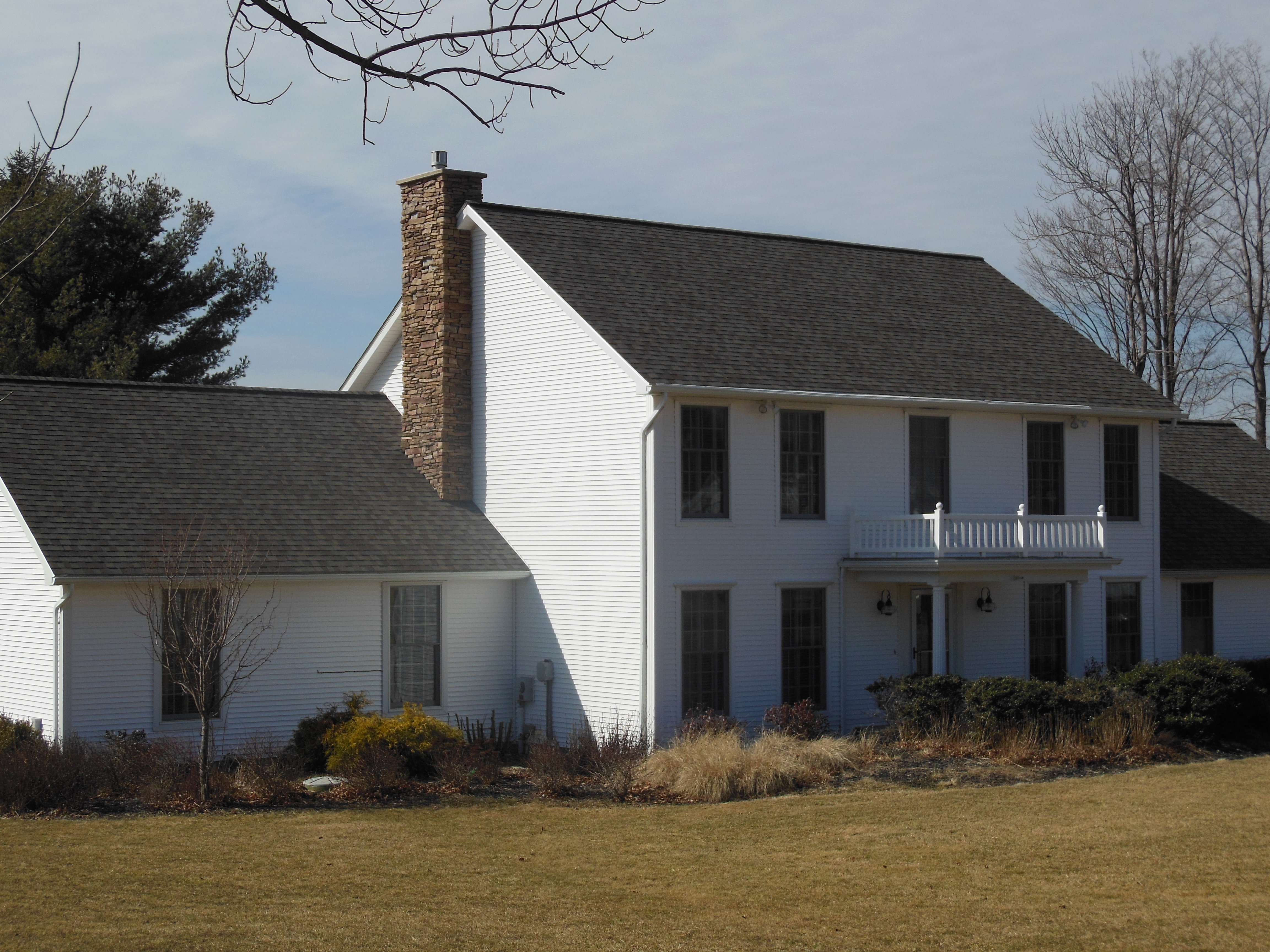 Completed roofing project